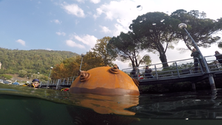 Protecziun da la patria, Underwater inspection of deadweight, Photo © Stefano Dondi