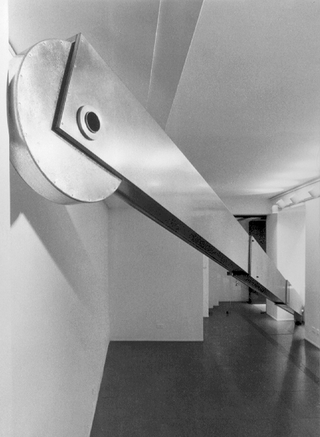 Telescopico, Installation at Transepoca Gallery, Milan 1991