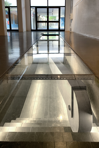Telescopico, The (black) hole, NONMUSEO Liceo Artistico Angelo Frattini, Varese, 2019. Curated by Luca Scarabelli